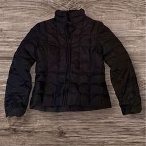 Women's Black Puffer Quilted Jacket